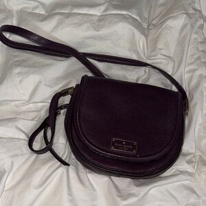 Kate Spade Dark Purple/maroon Crossbody Bag